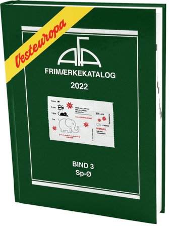 2022, AFA Vesteuropa Bind III (Sp-Ø) frimærkekatalog