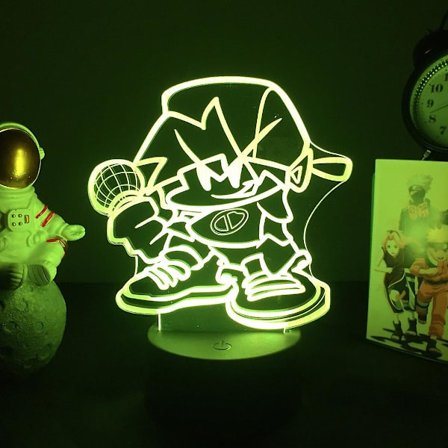 Games Friday Night Funkin Boyfriend 3D LED Natlampe
