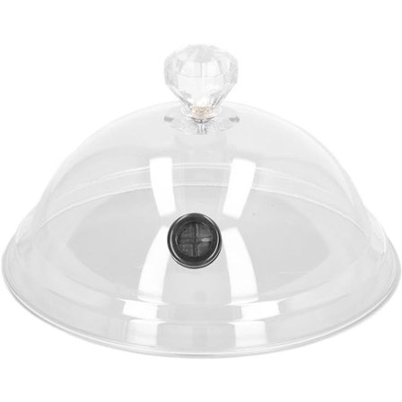 Røgekuppel Cover, Røgebrændsel & Optændingsbriketter Røgeflis Infuser Cloche Kuplås Tilbehørssæt til BBQ Kød Ost Cocktails Steak