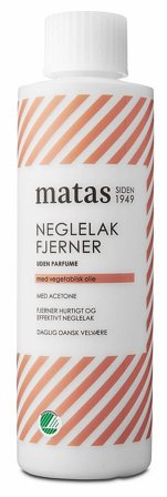 3 for 2 - Matas Striber Neglelakfjerner med Acetone og Uden Parfume 200 ml, Makeup, Negle, Neglelakfjerner