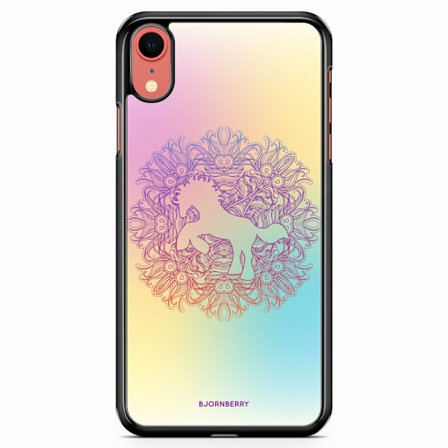 Bjornberry Skal iPhone XR - Regnbågsenhörning