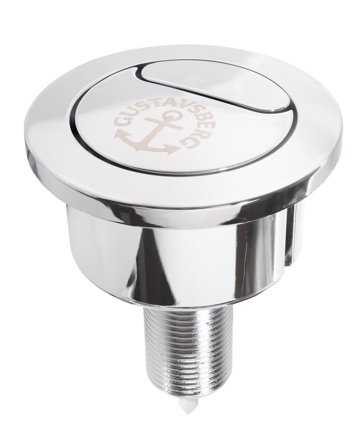 Gustavsberg Estetic Duo Spolknapp krom, Badrum