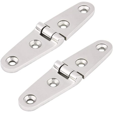 1 marin dørhengsel, omvendt hengsel med avrundede kanter, rustfritt