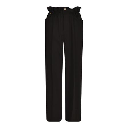 Miu Miu Straight Byxor svart, Dam Kostymbyxor, Dam, Storlek: XS