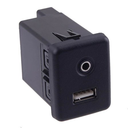 Bil USB & Aux Socket Connector Bryter Passer For Opel Vauxhall Insignia A Astra K Mk7 2016 2017 13599456 Tilbehør