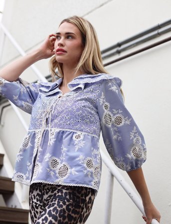 crās Sansacras Shirt - Blue - 34