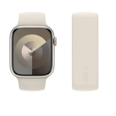 Solo Loop för apple Watch Band 40mm 44mm 45mm 41mm 42mm 49mm Elastiskt silikonarmband iWatch series 3/SE/6/7/8/9/ultra 2 Rem Antique S