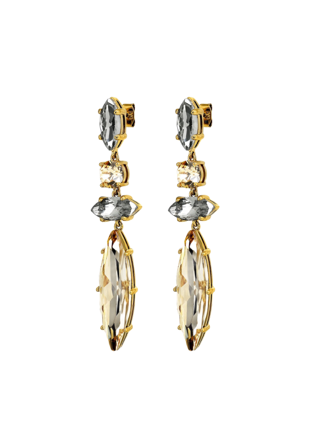 Dyrberg & Kern TENERE GOLDEN GREY Örhänge Smycken klockor Dam Guld ONESIZE