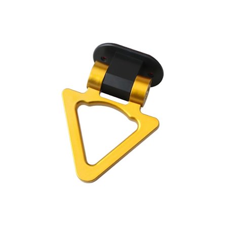 Gul bilmodifisering utvendig trekant tilhenger krok og løkke