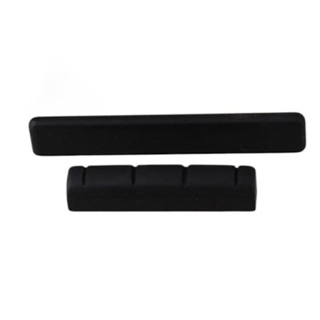 2 STK 1 sett med sporet salmutter Ibenholt Svart ibenholt øvre og nedre