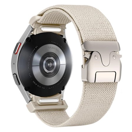 Fallskärmsrem för Samsung Galaxy Watch 7 FE 6 4 Classic 5 pro 44mm 40mm 47 Utan glipor stretch Nylonarmband Galaxy Watch 7 Armband