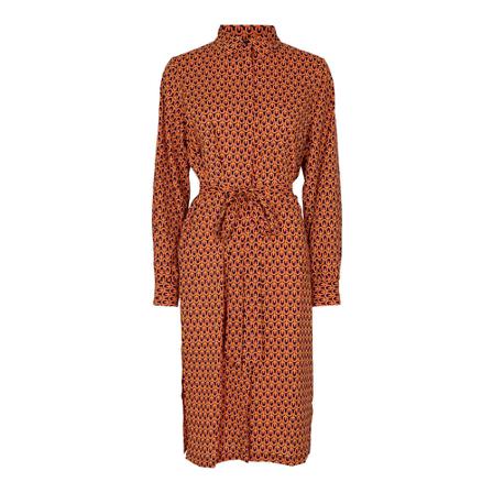 Liberté Edna LS Shirt Kjole Orange, Dame