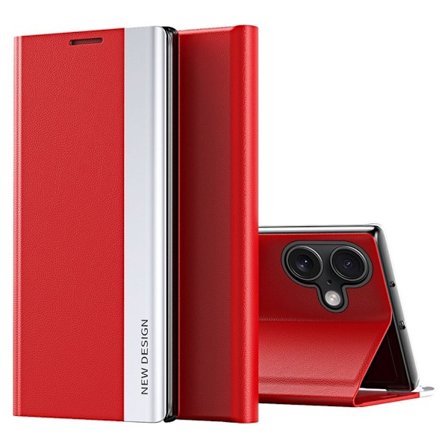 iPhone 16 Plus Fodral med stativ - Röd