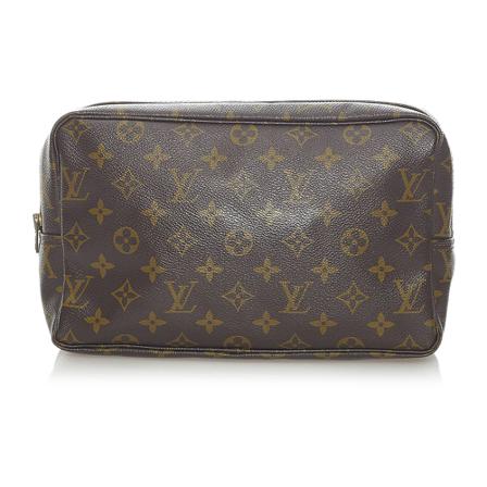 Louis Vuitton Vintage, Pre-owned Monogram Trousse Toilette 28 Canvas Bruin, Dames, Maat:ONE Size