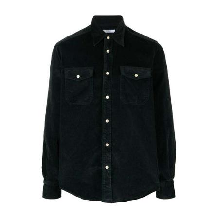 Boglioli, Casual Shirts Zwart, Heren, Maat:XL