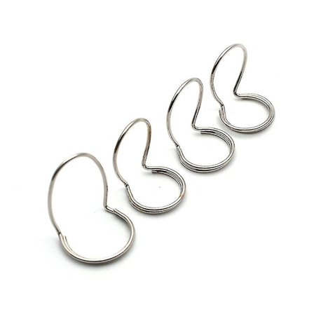 Finger Classical Fingerstyle Gitar Tommelplukker For Elektrisk Klassisk Gitar (4 Stykker, Sølv)