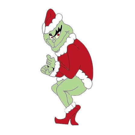 Julgrinch prydnadspersonaliserad jultemafest rekvisita dekoration för trädgård innergård gräsmatta
