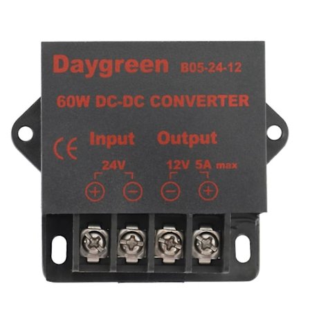 Bil LED DC-omvandlare Spänningsregulator Reducerare Bil 24V till 12V 5A DC DC-omvandlare Regulator Ström Bu