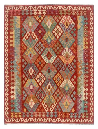 Kilim Afghan Old Style Rug Hand Woven 172X228 Afghanistan