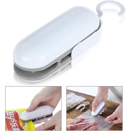 2025 Lämplig Mini Påsförslutare, Handfolieförslutare, Mini Foliesvets, Smidiga Påssvetsare, 2 i 1 Påsar Lufttät Försegling