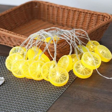 Led Lights Citron String Lights Med 3m 20 Led Lampe Perler Dekorative Lights Fairy Lights Til Indendørs Udendørs Hjem Soveværelse Vægdæk Have