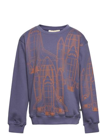 Sgkonrad Spaceship Sweatshirt Sweat-shirt Genser Lilla Soft Gallery