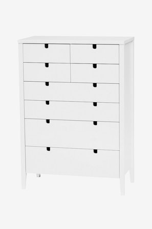 Byrå KLINTE vit med 4+4 st lådor - Torkelson - Vit - Byråar - Från Homeroom