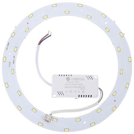 15W 220V-240V SMD 5730 30-LED Magneettinen Pyöreä LED-paneeli Valopalkki LED-kattovalaisin (Puhtaan valkoinen valo)