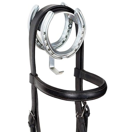 Stubbs Bridle King One Size Silver
