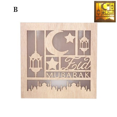 LED-lampor Eid Mubarak B B