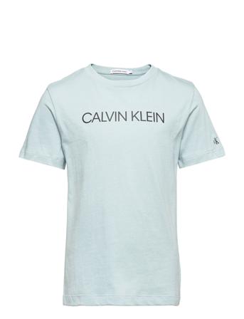 Institutional T-Shirt T-shirts Short-sleeved Blå Calvin Klein
