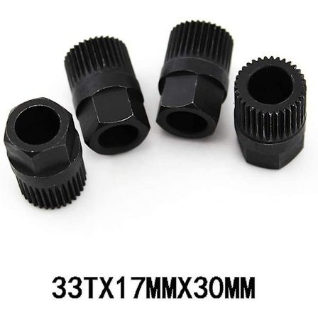 33-hampainen teräspyörän irrotustyökalu holkki laturin hihnapyörän Rem