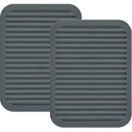 Silikonunderlag for varme gryter og panner, silikonunderlagsmatte-sett, varmepute, silikonvarmepute, varmebestandig spisebrikke, liten oppvaskmatte, G