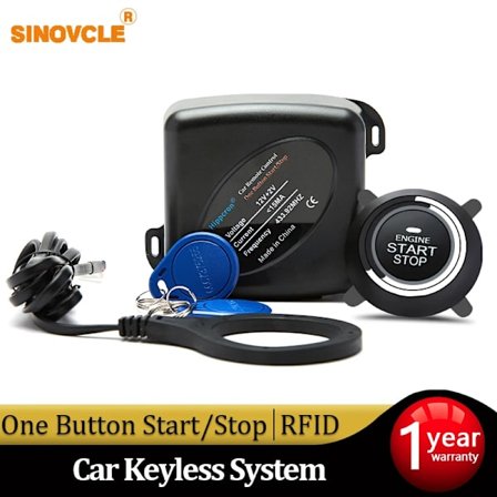 Hippcron Bilalarm Start Stop Knap Motor RFID Nøglefri Adgangssystem Trykknap Starter Stop Auto