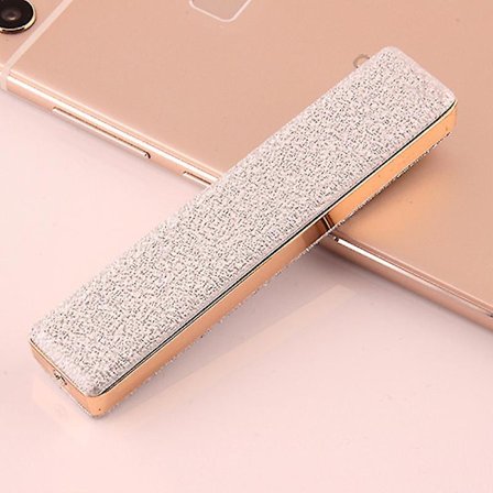 Elektrisk lighter USB Oppladbar Flammeløs Vindtett Slank Design Med USB -kabel