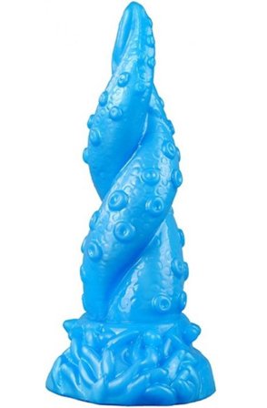 FantasyColors Dildo Oktopus Blau 19cm