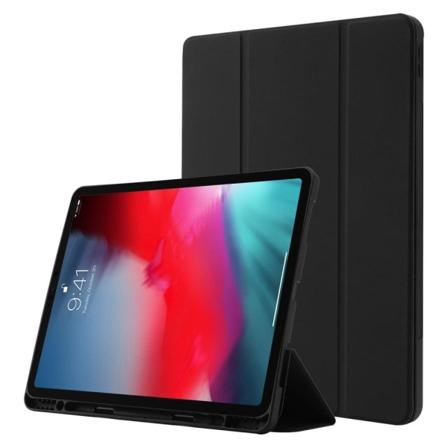 iPad Pro 12.9 (2022) / (2021) / (2020) Skin-touch vegansk læderetui Fuld beskyttelse Tri-fold Stand Tablet Cover med Auto Wake / Sleep Cover og Pen Sl