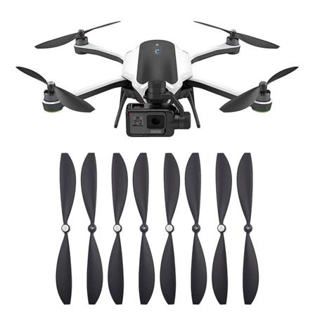 4 par sorte holdbare propelblade vinger til Gopro Karma Drone tilbehør dele