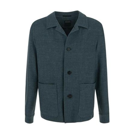 Z Zegna Blazers Grå, Herre, Størrelse: M