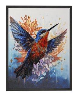 Perlenstickerei Bunter Vogel