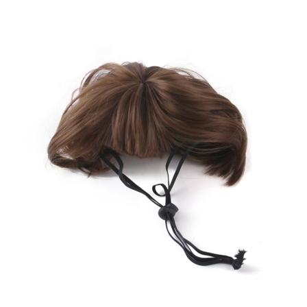 Husdjurskostym för semester Halloween Xmas Hat Afro-hår Peruk Cosplay Tillbehör
