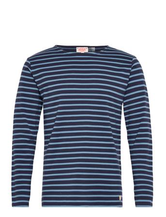 Breton Striped Shirt Héritage T-shirts Long-sleeved Blå Armor Lux*Betinget Tilbud