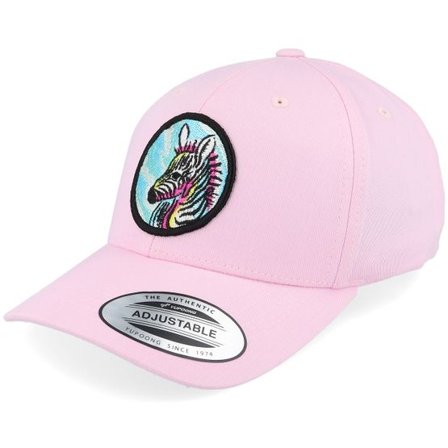 Kiddo Cap - Rosa adjustable Keps - Kids Zebra Pink Adjustable @ Hatstore