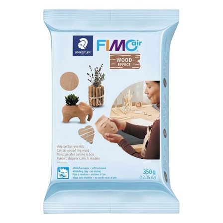 Muovailuvaha - FIMO - FIMOair puuefekti - Ruskea - 350g - Itsesitoituva