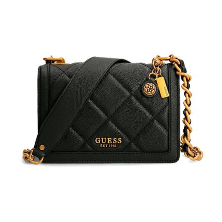 Guess, Abey Shoulder Bag Zwart, Dames, Maat:ONE Size