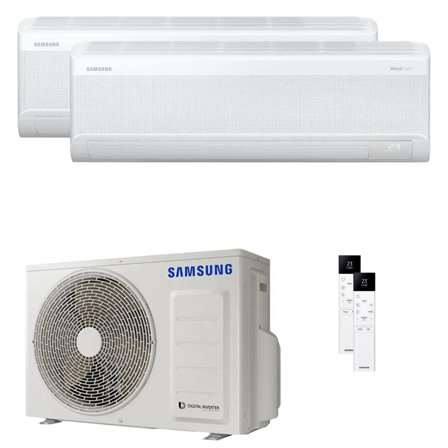 Condizionatore Samsung Windfree Avant S2 dual split 9000+12000 BTU inverter A+++ wifi unità esterna 5 kW