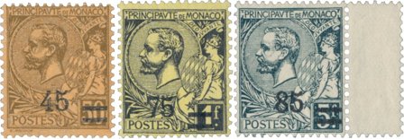 Monaco 1924 - YT 70-72 - Postfrisk