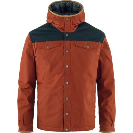Fjällräven Men's Greenland No. 1 Down Jacket in Autumn Leaf/Dark Navy | Size: Small, Down/G-1000/Polyester
