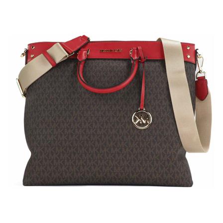Michael Kors Tote Väska brun, Dam Shoppingväskor, Dam, Storlek: ONE SIZE