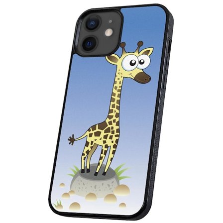 iPhone 12/12 Pro - Cover/Mobilcover Tegnet Giraf